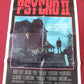 PSYCHO II FOLDED US ONE SHEET POSTER ANTHONY PERKINS VERA MILES 1983