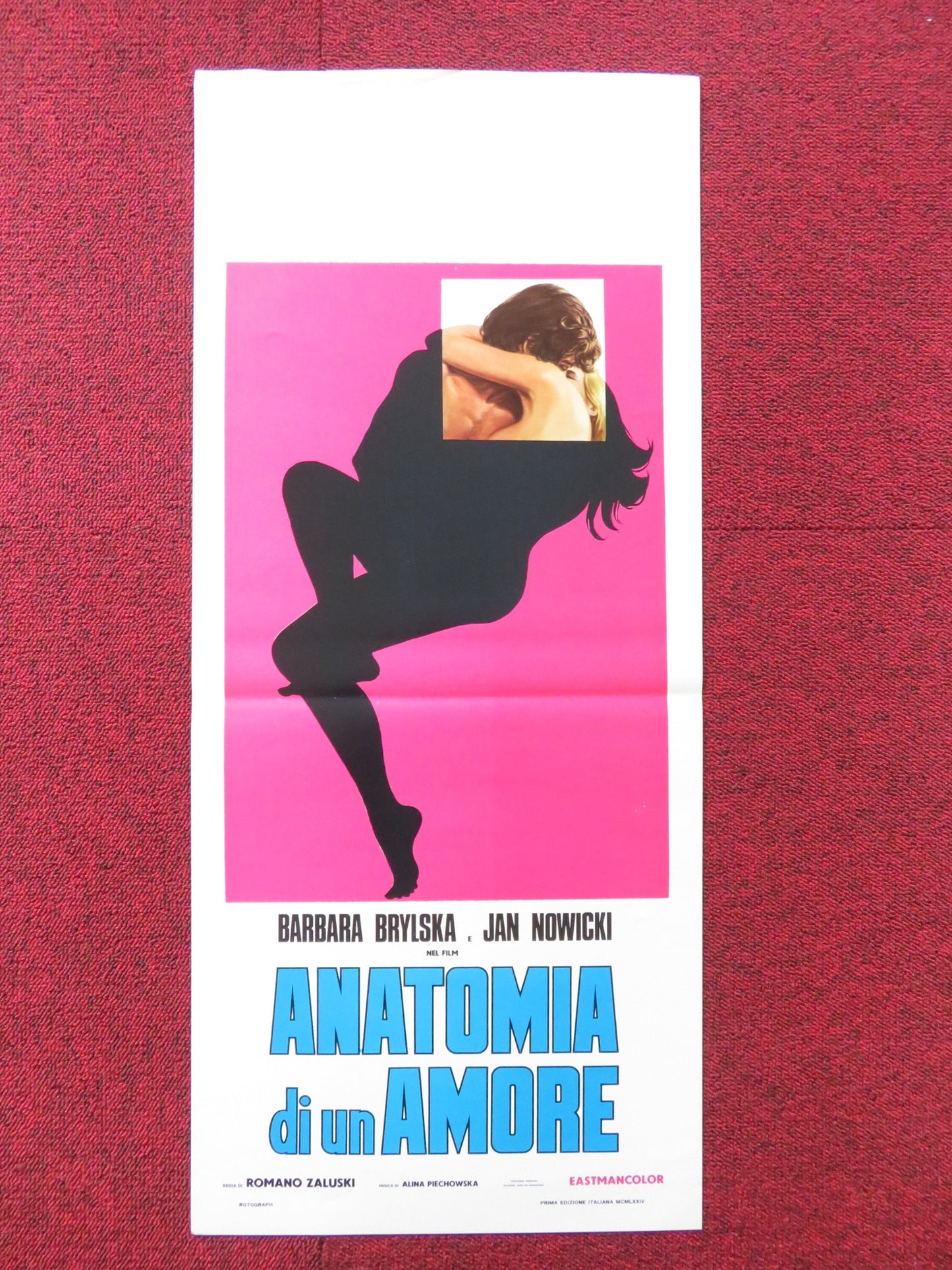 ANATOMIA DI UN AMORE ITALIAN LOCANDINA POSTER BARBARA BRYLSKA JAN NOWICKI 1972 - Rendezvous Cinema