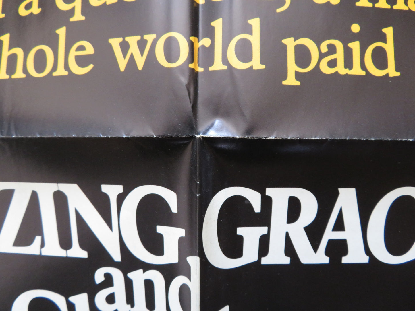 AMAZING GRACE AND CHUCK FOLDED US ONE SHEET POSTER GREGORY PECK J.L. CURTIS 1987 - Rendezvous Cinema