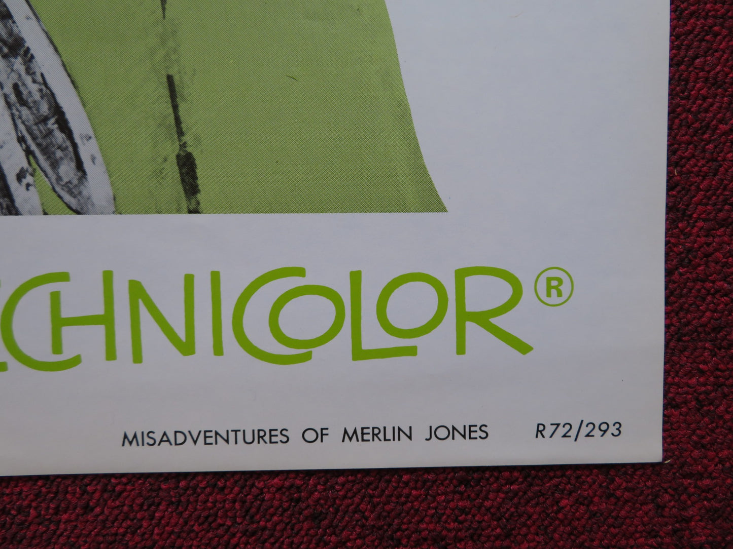 MISADVENTURES OF MERLIN JONES US ONE SHEET POSTER TOMMY KIRK ANNETTE 1972 - Rendezvous Cinema