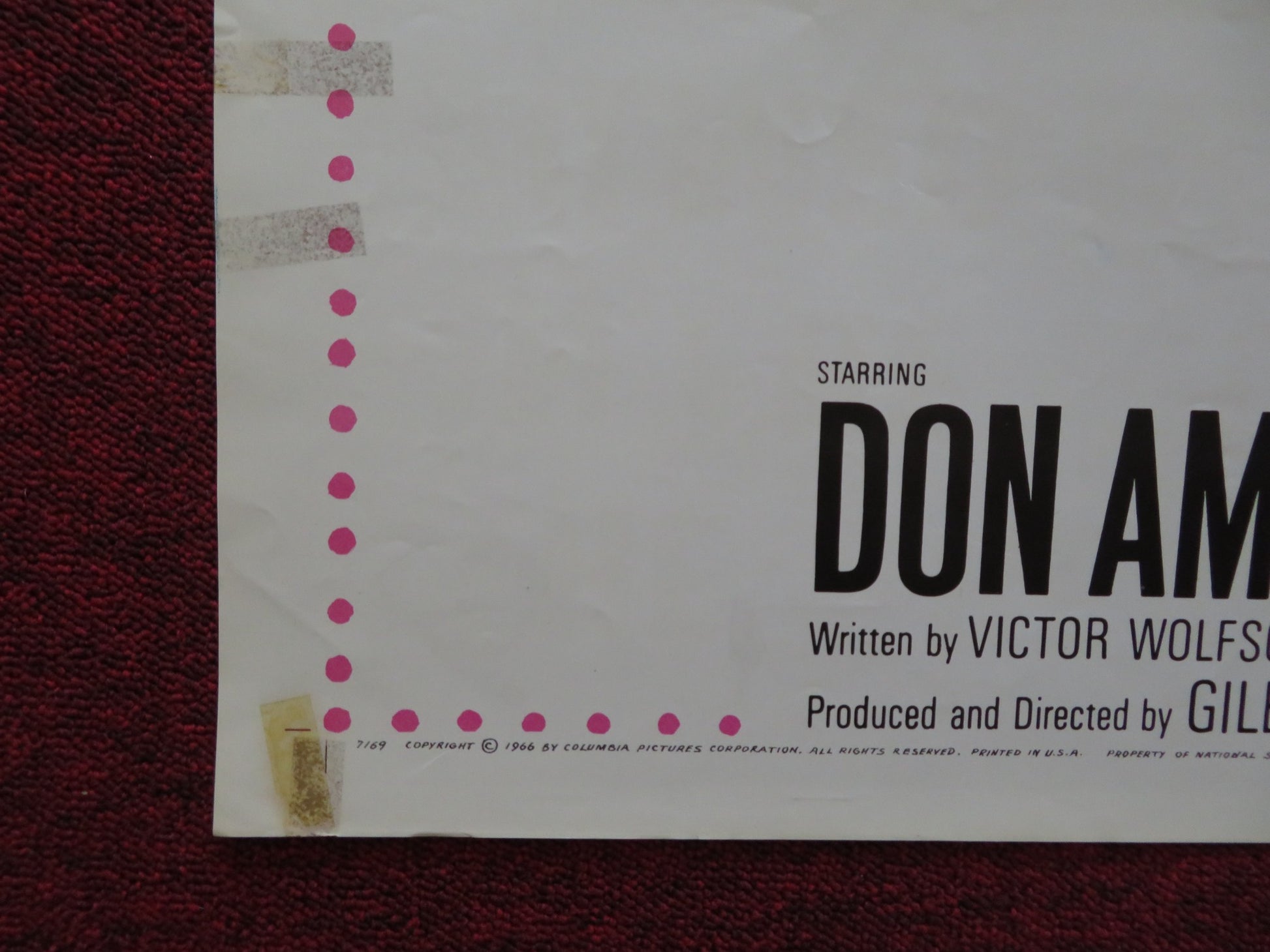 RINGS AROUND THE WORLD FOLDED US ONE SHEET POSTER DON AMECHE 1966 - Rendezvous Cinema