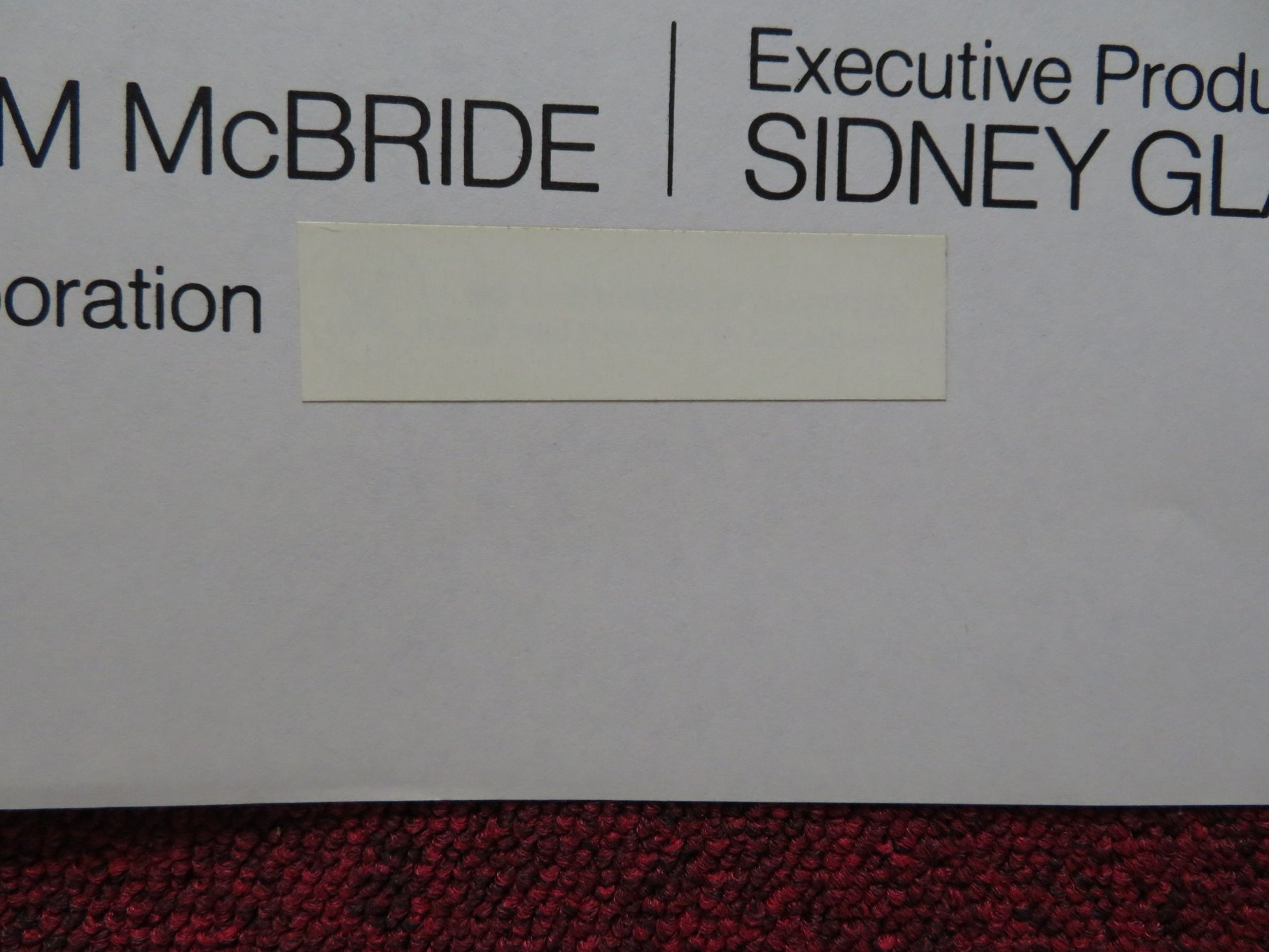 GLEN AND RANDA US ONE SHEET POSTER STEVE CURRY SHELLEY PLIMPTON 1971 - Rendezvous Cinema