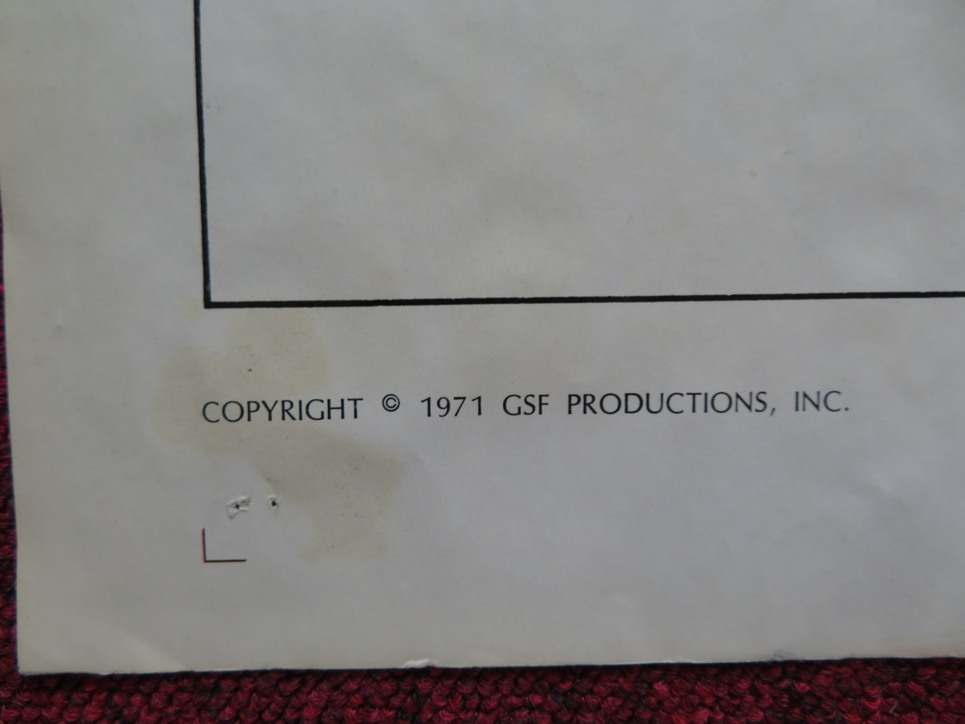 SOMEONE BEHIND THE DOOR US ONE SHEET POSTER CHARLES BRONSON ANTHONY PERKINS 1971 - Rendezvous Cinema