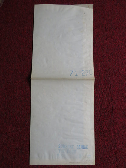 SOMEONE BEHIND THE DOOR US ONE SHEET POSTER CHARLES BRONSON ANTHONY PERKINS 1971 - Rendezvous Cinema