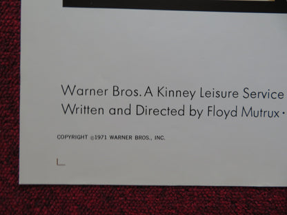 DUST AND SWEETS MCGEE FOLDED US ONE SHEET POSTER CLIFTON TIP FREDELL 1971 - Rendezvous Cinema