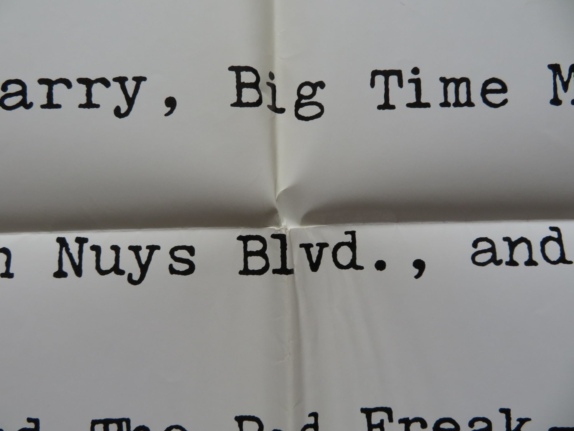 DUST AND SWEETS MCGEE FOLDED US ONE SHEET POSTER CLIFTON TIP FREDELL 1971 - Rendezvous Cinema