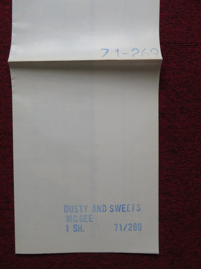 DUST AND SWEETS MCGEE FOLDED US ONE SHEET POSTER CLIFTON TIP FREDELL 1971 - Rendezvous Cinema