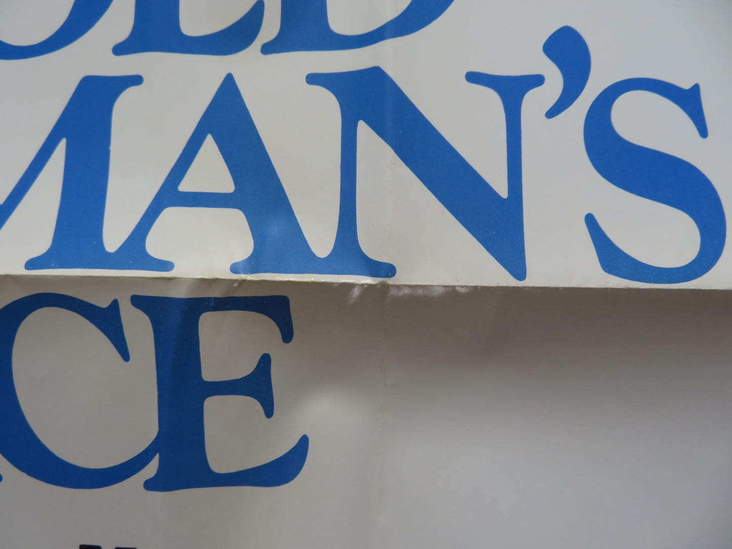 MY OLD MAN'S PLACE FOLDED US ONE SHEET POSTER ARTHUR KENNEDY MITCHELL RYAN 1971 - Rendezvous Cinema