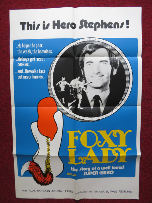 FOXY LADY FOLDED US ONE SHEET POSTER ALAN GORDON SYLVIA FEIGEL 1971 - Rendezvous Cinema