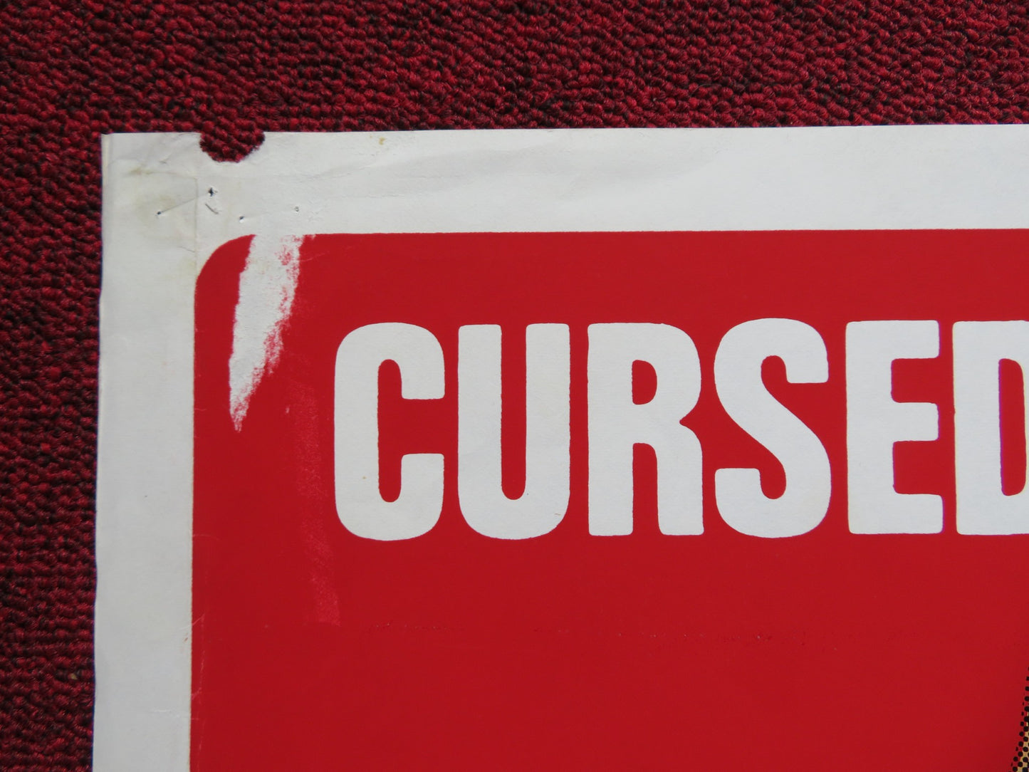 THE LUSTFUL VICAR FOLDED US ONE SHEET POSTER JARL BORSSEN DIANA KJAER 1970 - Rendezvous Cinema