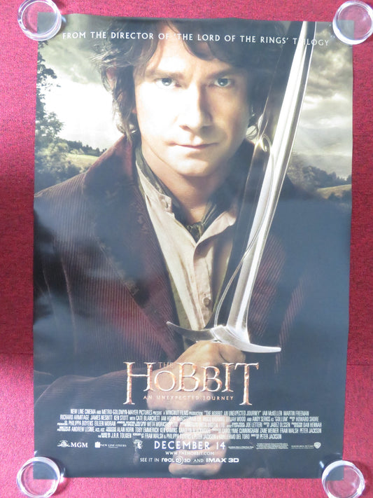 THE HOBBIT AN UNEXPECTED JOURNEY US ONE SHEET ROLLED POSTER MARTIN FREEMAN 2012