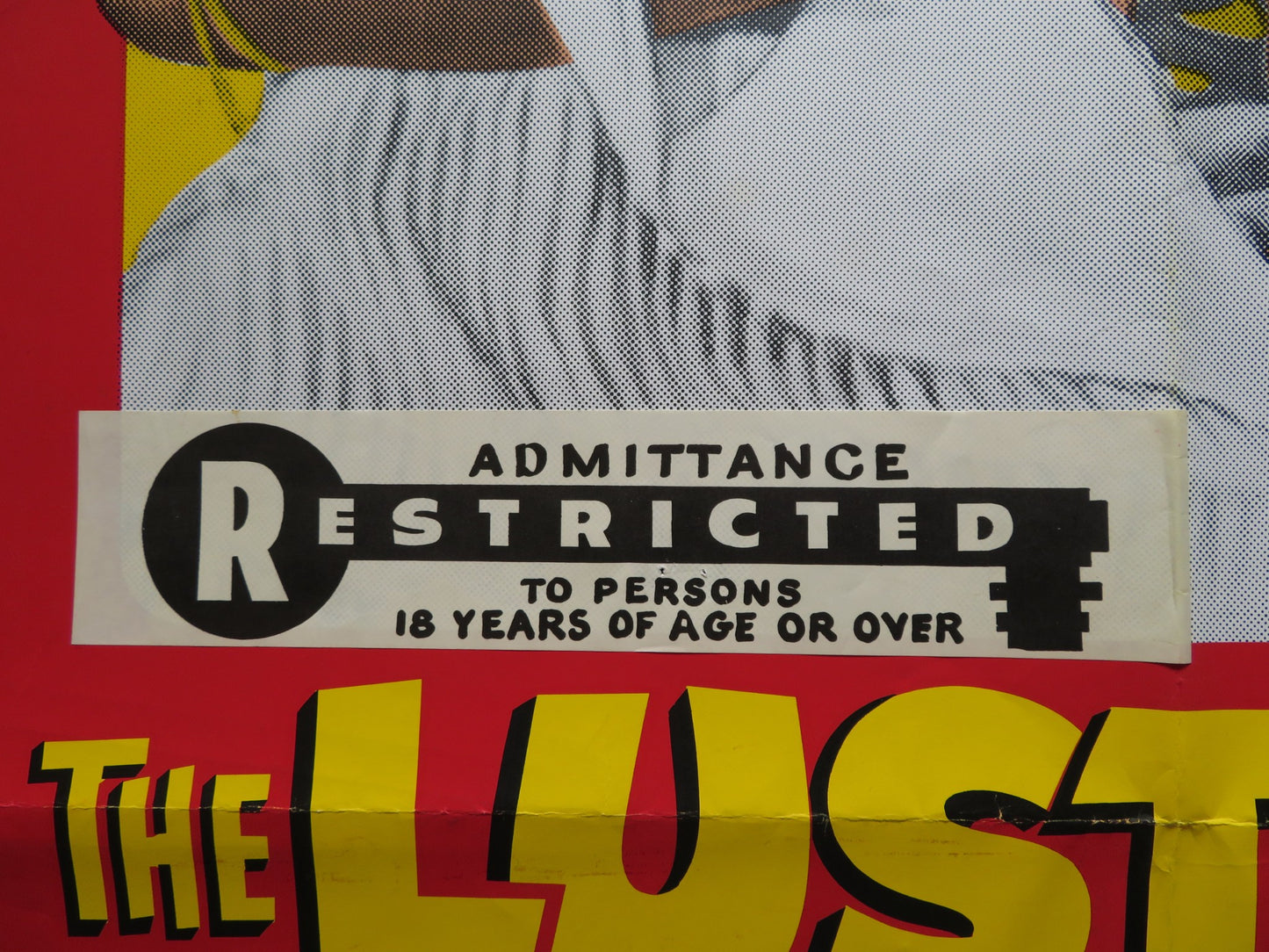 THE LUSTFUL VICAR FOLDED US ONE SHEET POSTER JARL BORSSEN DIANA KJAER 1970 - Rendezvous Cinema