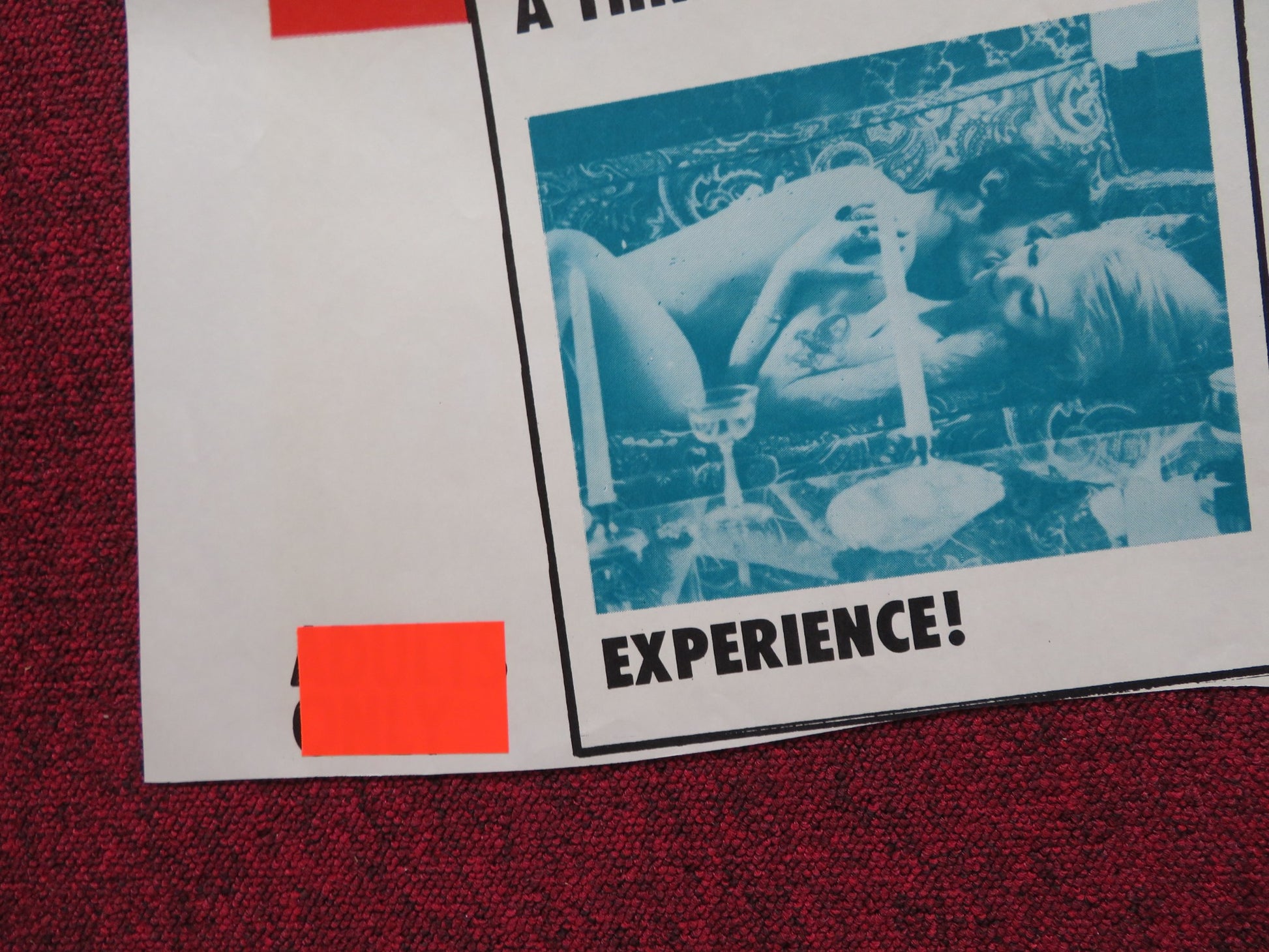 ERIKA ONE FOLDED US ONE SHEET POSTER INGA LARSEN 1969 - Rendezvous Cinema