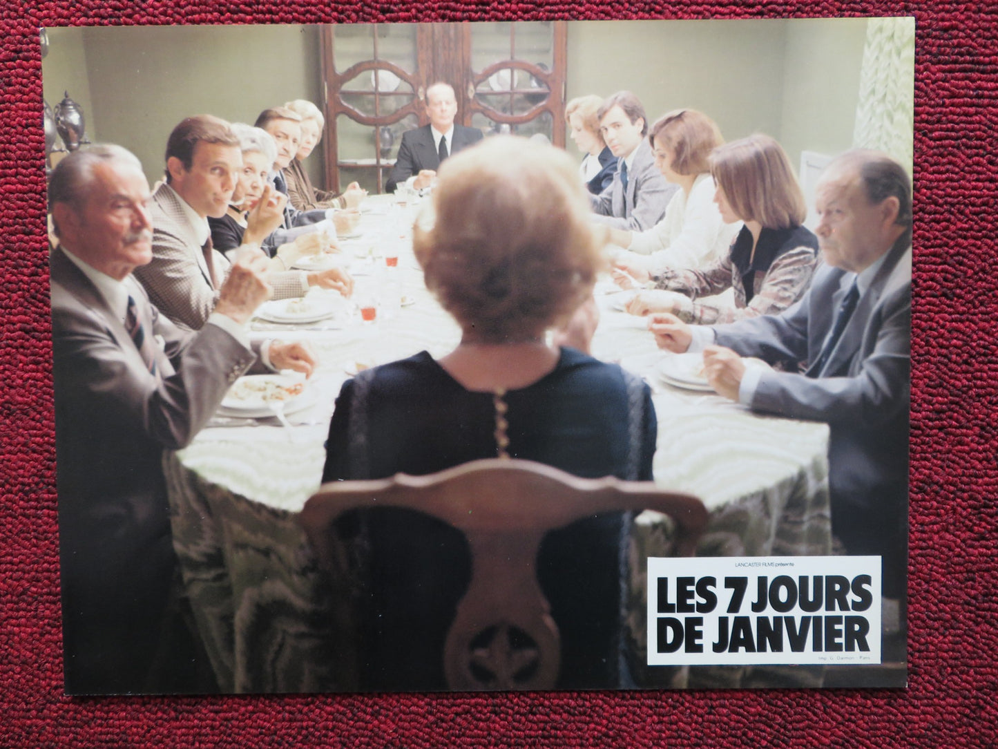LES 7 JOURS DE JANVIER - F FRENCH LOBBY CARD MANUEL ANGEL EGEA FERNANDO 1979