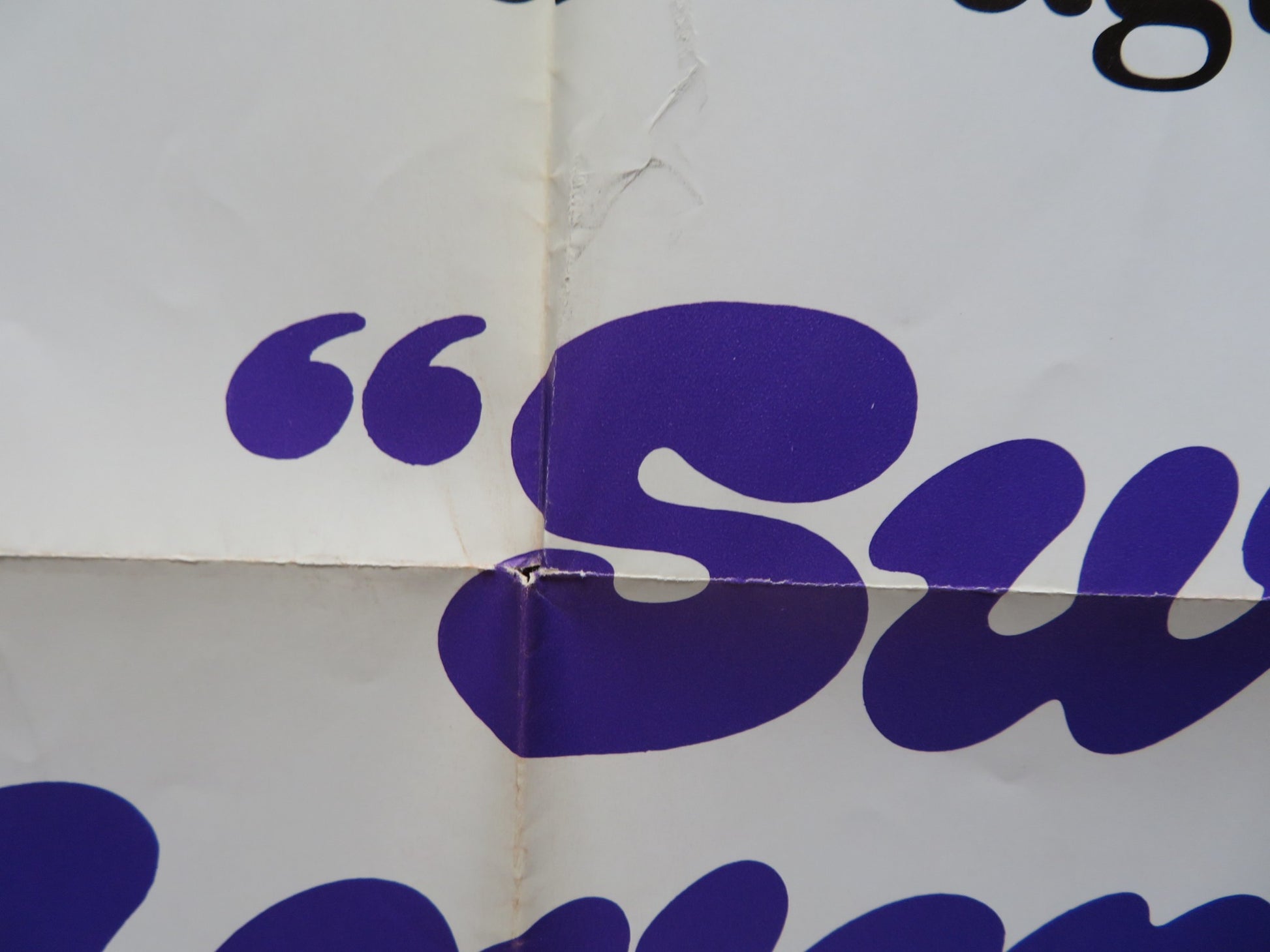 SWEET NOVEMBER FOLDED US ONE SHEET POSTER SANDY DENNIS ANTHONY NEWLEY 1968 - Rendezvous Cinema