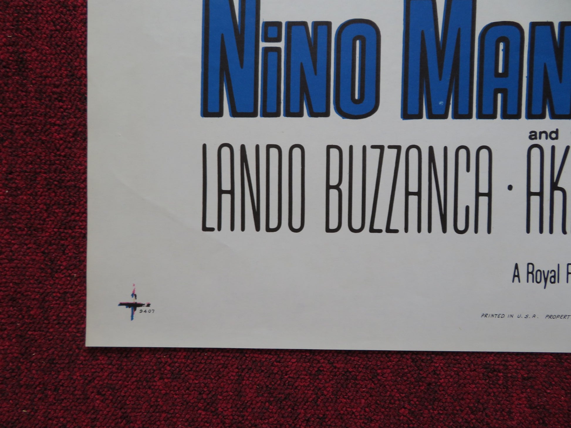 EVERY MAN'S WOMAN FOLDED US ONE SHEET POSTER CLAUDIA CARDINALE NINO MANFREDI '67 - Rendezvous Cinema