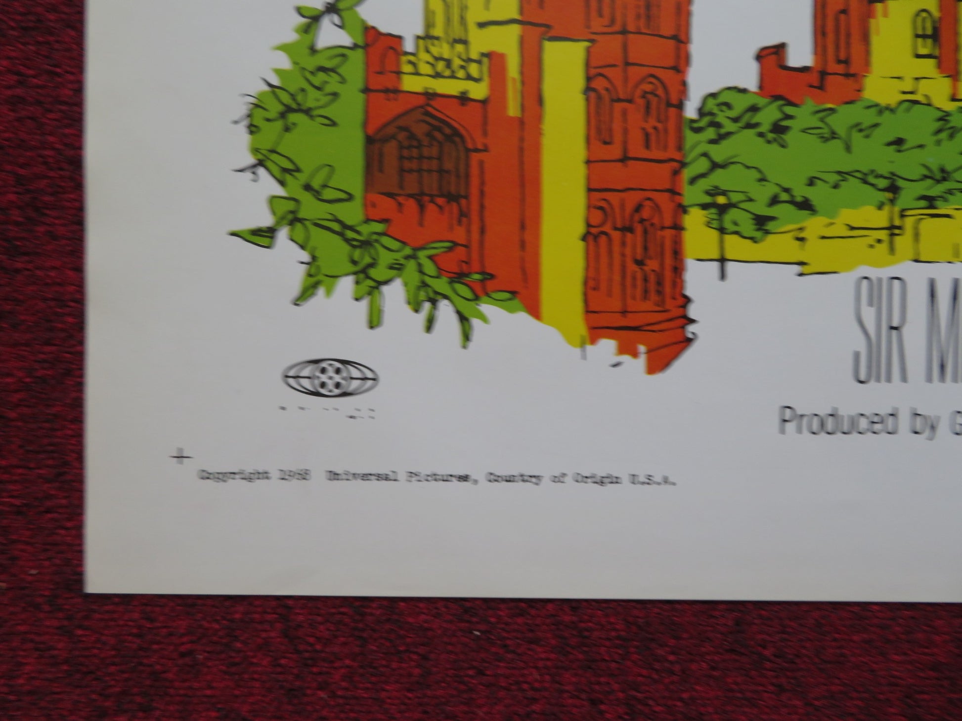 PALACES OF A QUEEN FOLDED US ONE SHEET POSTER MICHAEL REDGRAVE 1968 - Rendezvous Cinema