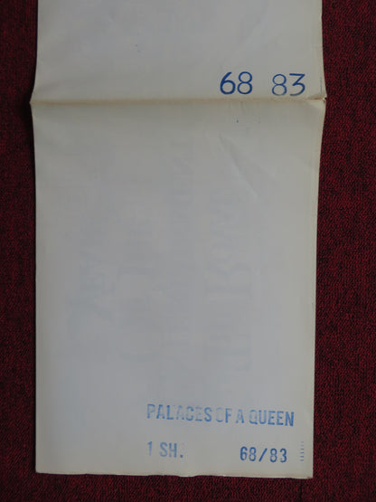 PALACES OF A QUEEN FOLDED US ONE SHEET POSTER MICHAEL REDGRAVE 1968 - Rendezvous Cinema