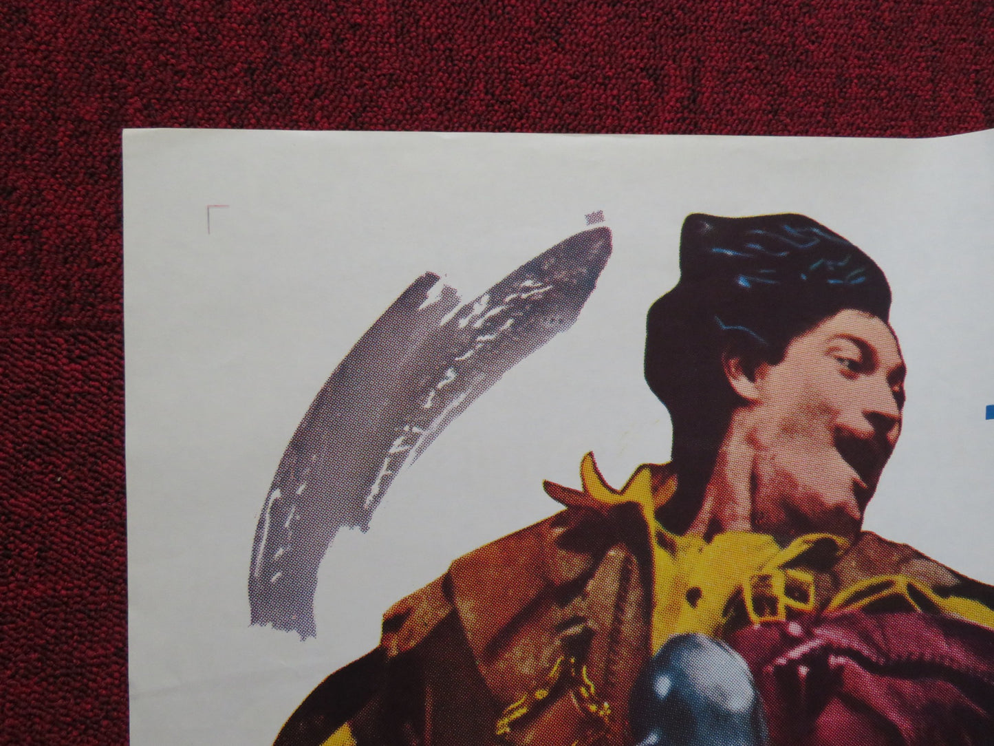 FIGHTING MUSKETEERS FOLDED US ONE SHEET POSTER GERARD BARRAY M. DEMONGEOT 1963 - Rendezvous Cinema