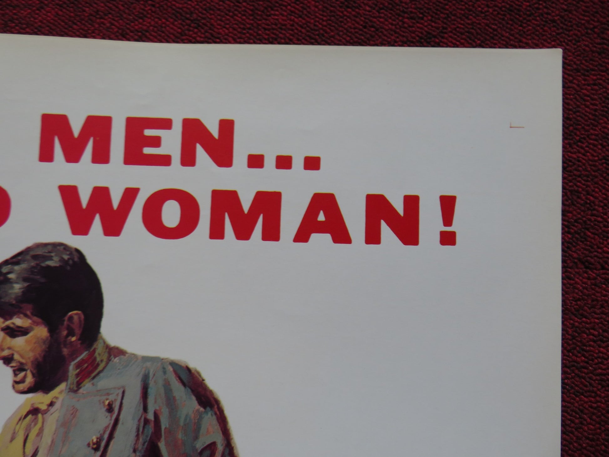 THE LONG RIDE HOME FOLDED US ONE SHEET POSTER GLEN FORD GEORGE HAMILTON 1967 - Rendezvous Cinema