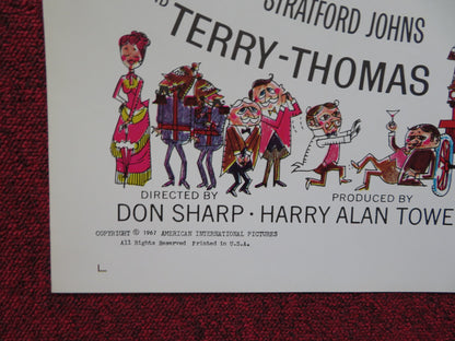 BLAST-OFF FOLDED US ONE SHEET POSTER BURL IVES JIMMY CLITHEROE 1967 - Rendezvous Cinema