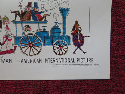 BLAST-OFF FOLDED US ONE SHEET POSTER BURL IVES JIMMY CLITHEROE 1967 - Rendezvous Cinema