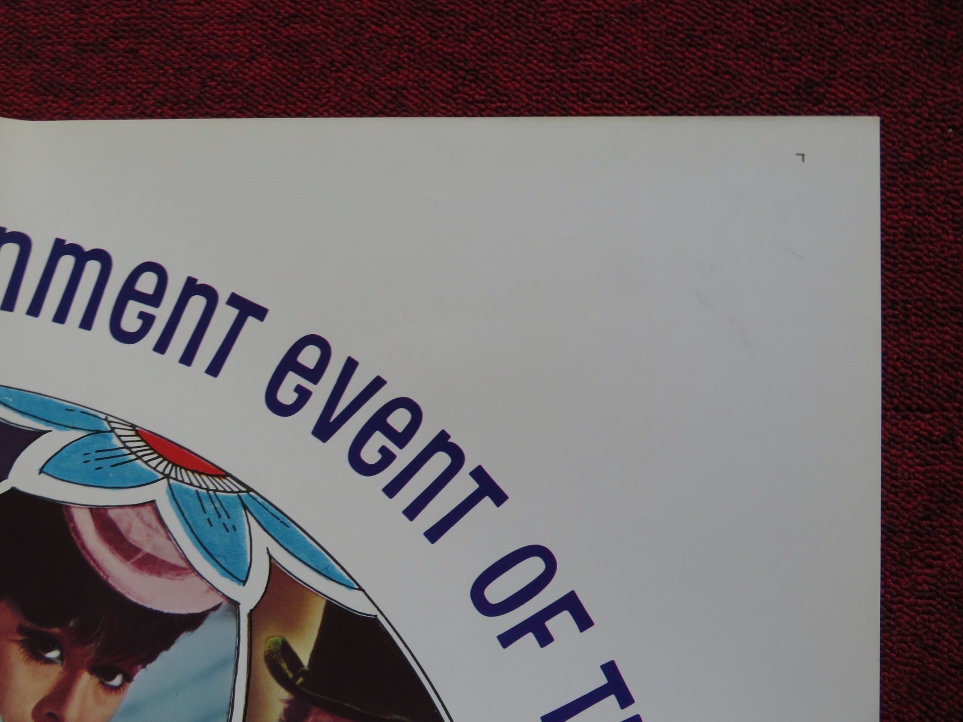 BLAST-OFF FOLDED US ONE SHEET POSTER BURL IVES JIMMY CLITHEROE 1967 - Rendezvous Cinema