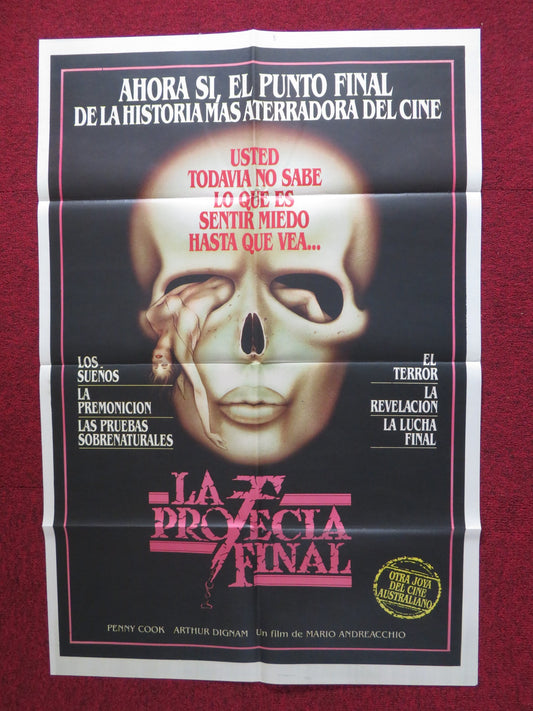 THE DREAMING FOLDED ARGENTINIAN POSTER PENNY COOK ARTHUR DIGNAM 1988