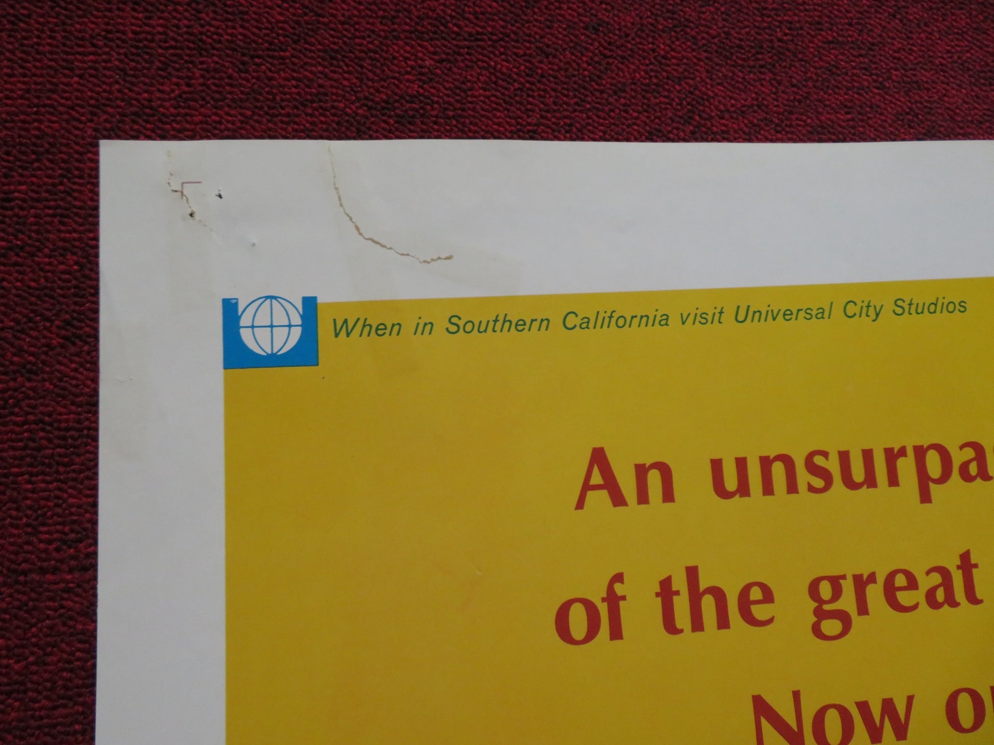 OEDIPUS THE KING FOLDED US ONE SHEET POSTER CHRISTOPHER PLUMMER L. PALMER 1968 - Rendezvous Cinema