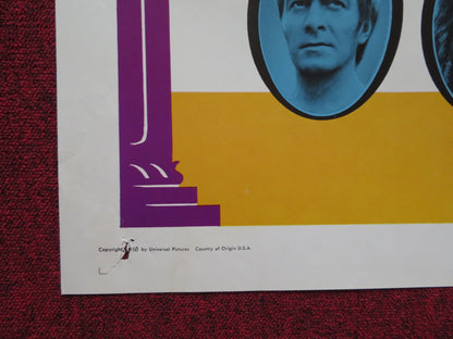 OEDIPUS THE KING FOLDED US ONE SHEET POSTER CHRISTOPHER PLUMMER L. PALMER 1968 - Rendezvous Cinema