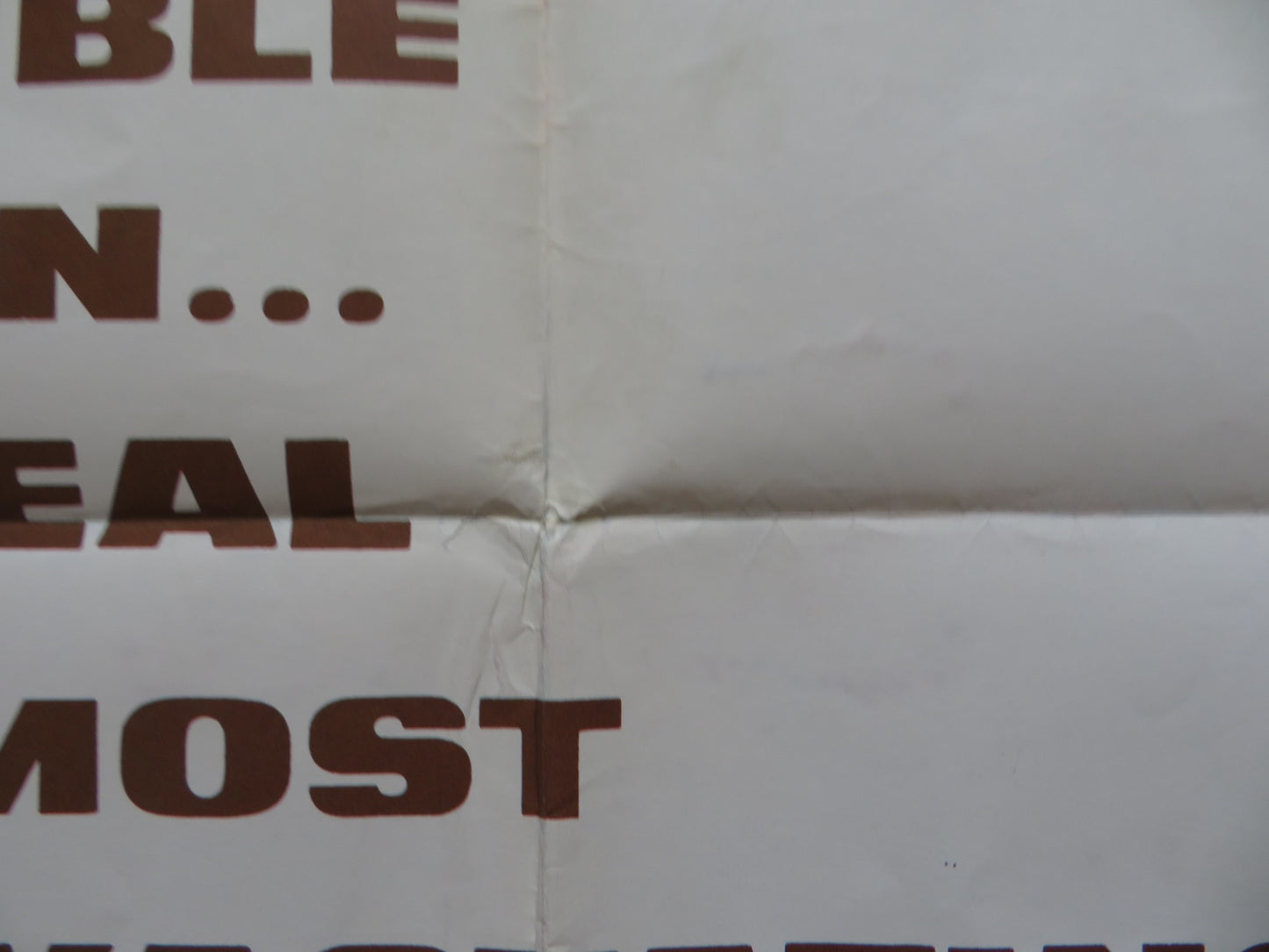 IN ENEMY COUNTRY FOLDED US ONE SHEET POSTER ANTHONY FRANCIOSA A. COMER 1968 - Rendezvous Cinema