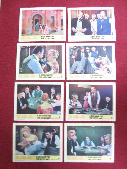 A BIG HAND FOR THE LITTLE LADY US LOBBY CARD FULL SET HENRY FONDA 1966