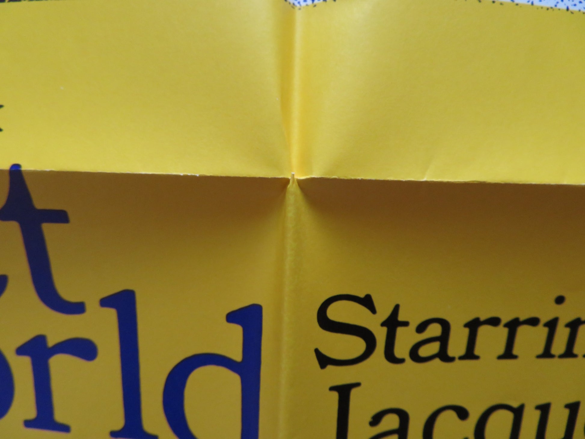 SECRET WORLD FOLDED US ONE SHEET POSTER JACQUELINE BISSET J-F. MAURIN 1969 - Rendezvous Cinema