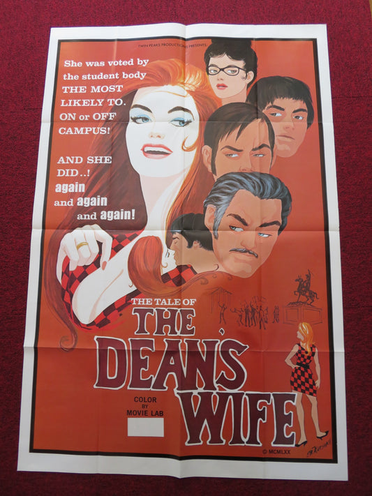 THE TALE OF THE DEANS WIFE FOLDED US ONE SHEET POSTER LUANNE ROBERTS 1974 - Rendezvous Cinema