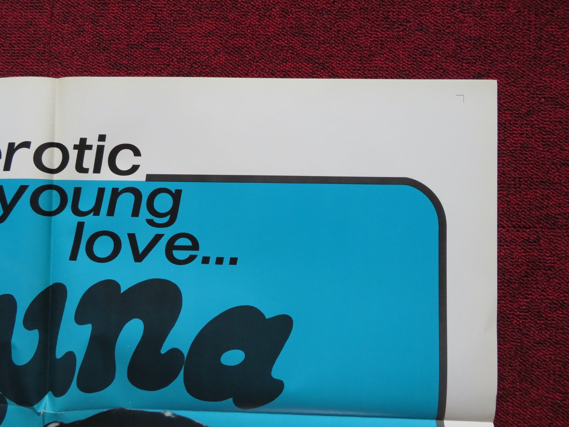 FORTUNA FOLDED US ONE SHEET POSTER AHUVA GOREN GILA ALGAMOR 1969 - Rendezvous Cinema