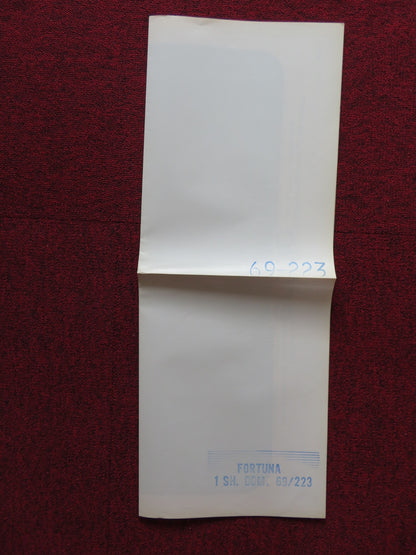 FORTUNA FOLDED US ONE SHEET POSTER AHUVA GOREN GILA ALGAMOR 1969 - Rendezvous Cinema