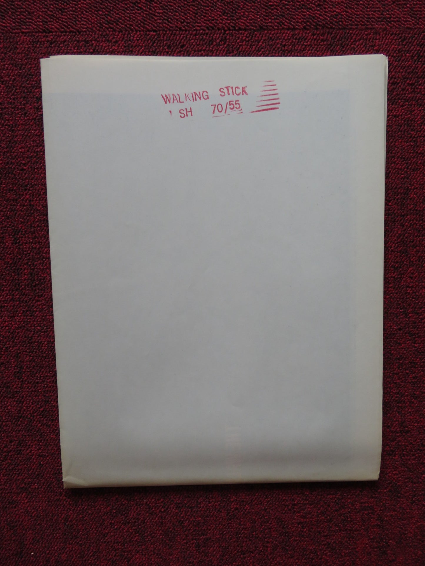 THE WALKING STICK FOLDED US ONE SHEET POSTER DAVID HEMMINGS SAMANTHA EGGAR 1970 - Rendezvous Cinema