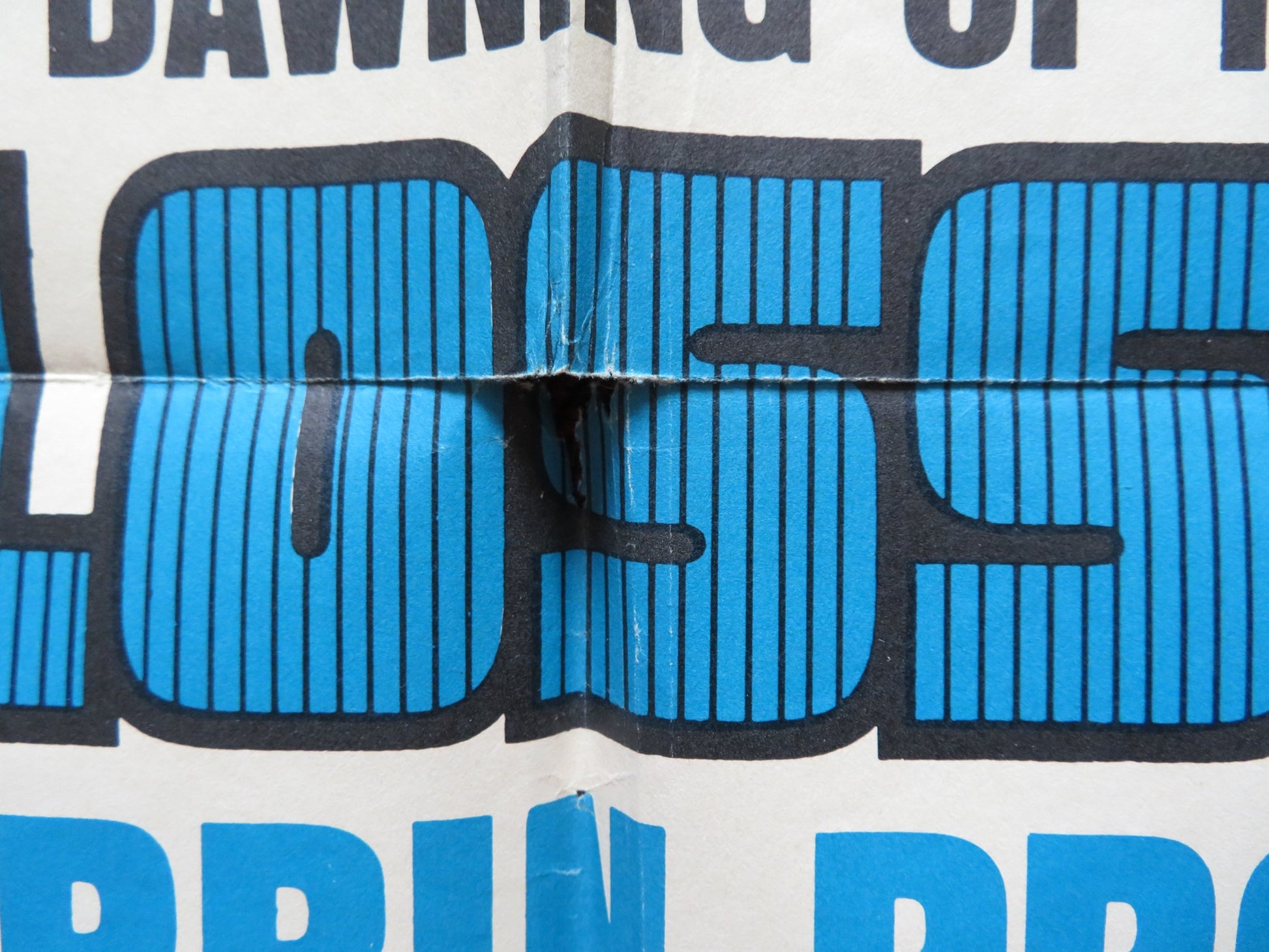 COLOSSUS: THE FORBIN PROJECT FOLDED US ONE SHEET POSTER ERIC BRAEDEN 1970 - Rendezvous Cinema