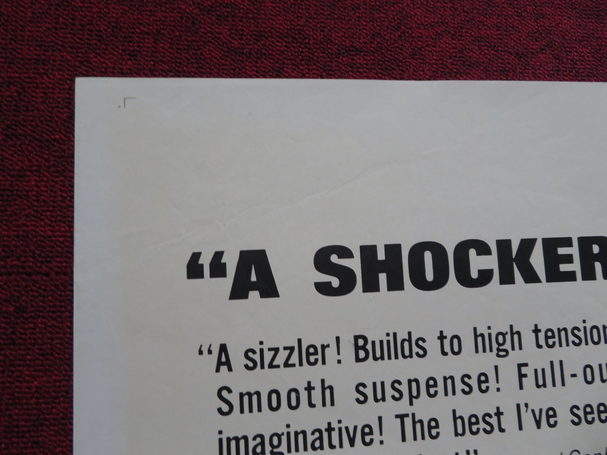 COLOSSUS: THE FORBIN PROJECT FOLDED US ONE SHEET POSTER ERIC BRAEDEN 1970 - Rendezvous Cinema