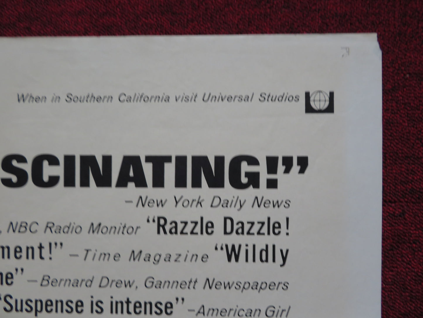 COLOSSUS: THE FORBIN PROJECT FOLDED US ONE SHEET POSTER ERIC BRAEDEN 1970 - Rendezvous Cinema