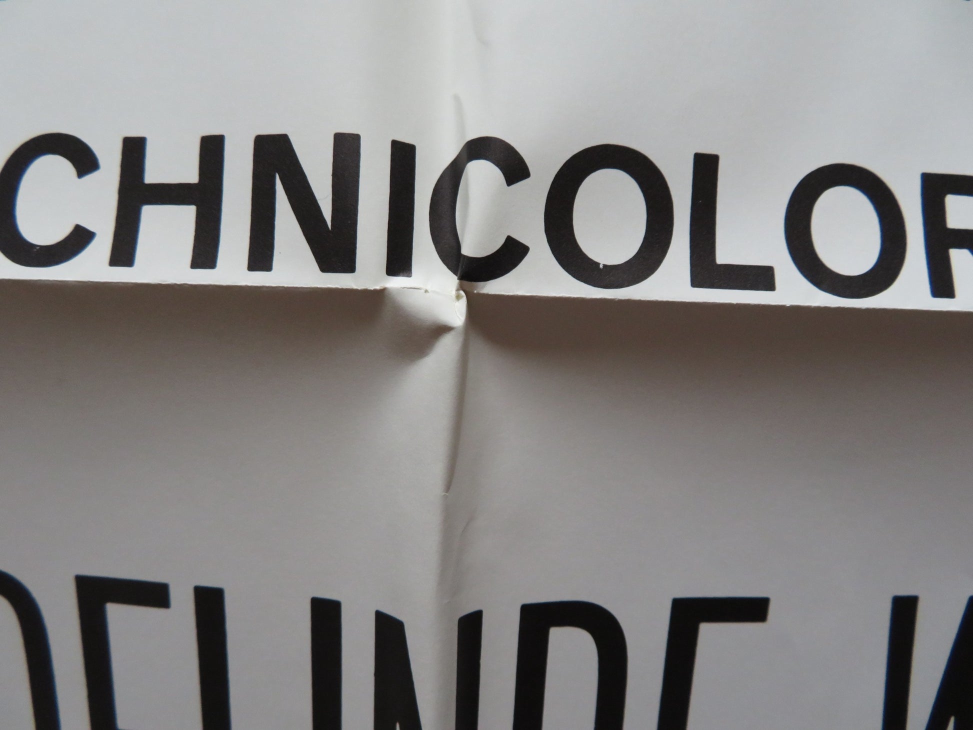 THE MAN OUTSIDE FOLDED US ONE SHEET POSTER VAN HEFLIN PETER VAUGHAN 1968 - Rendezvous Cinema