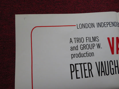 THE MAN OUTSIDE FOLDED US ONE SHEET POSTER VAN HEFLIN PETER VAUGHAN 1968 - Rendezvous Cinema