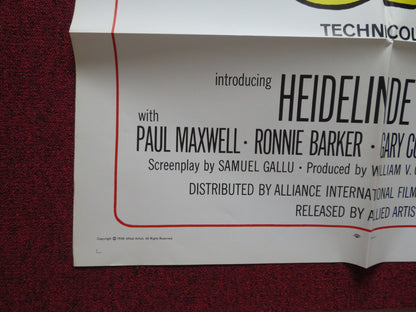 THE MAN OUTSIDE FOLDED US ONE SHEET POSTER VAN HEFLIN PETER VAUGHAN 1968 - Rendezvous Cinema