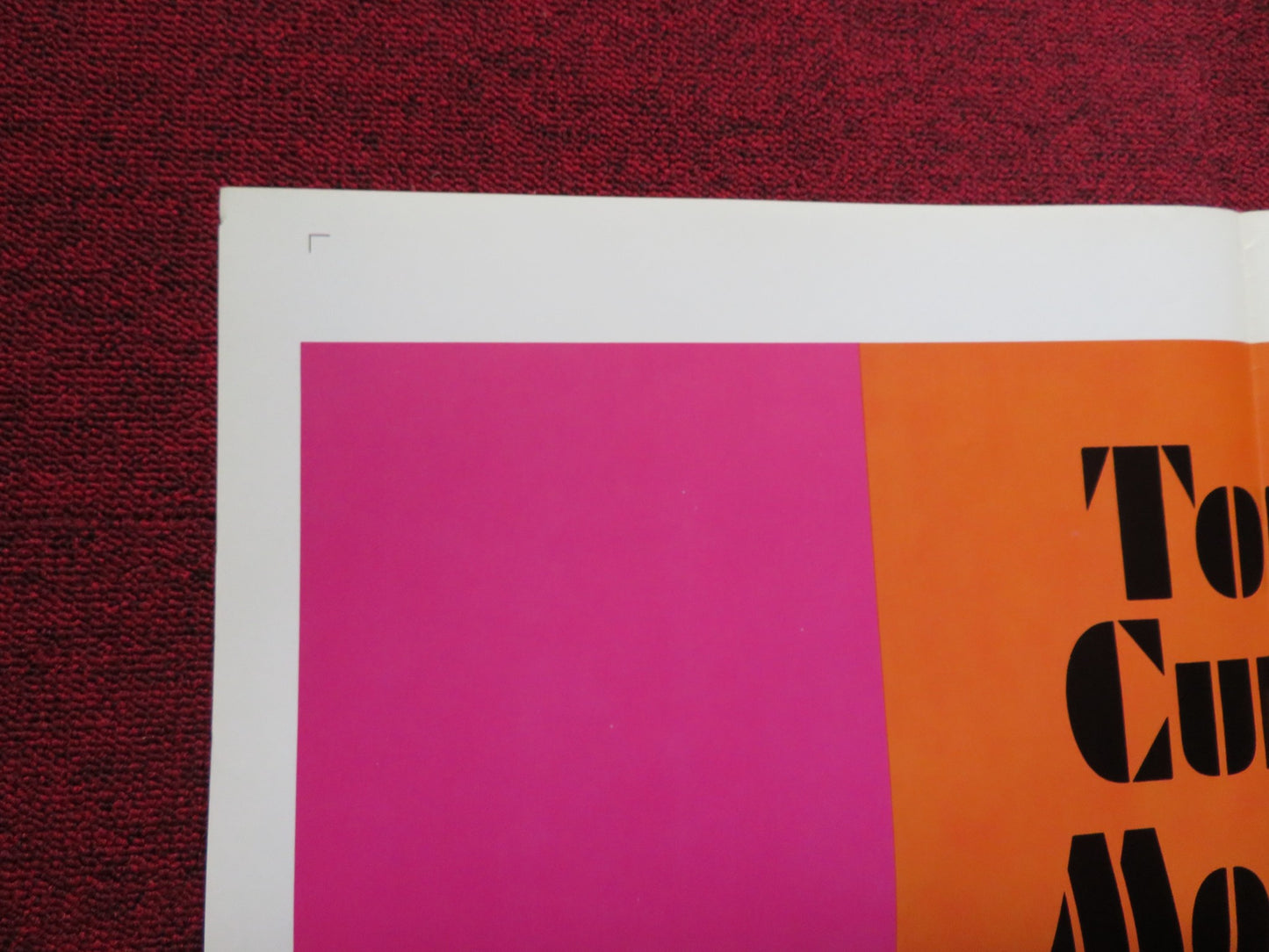 ON MY WAY TO THE CRUSADES, I MET A GIRL WHO... FOLDED US ONE SHEET POSTER 1969 - Rendezvous Cinema