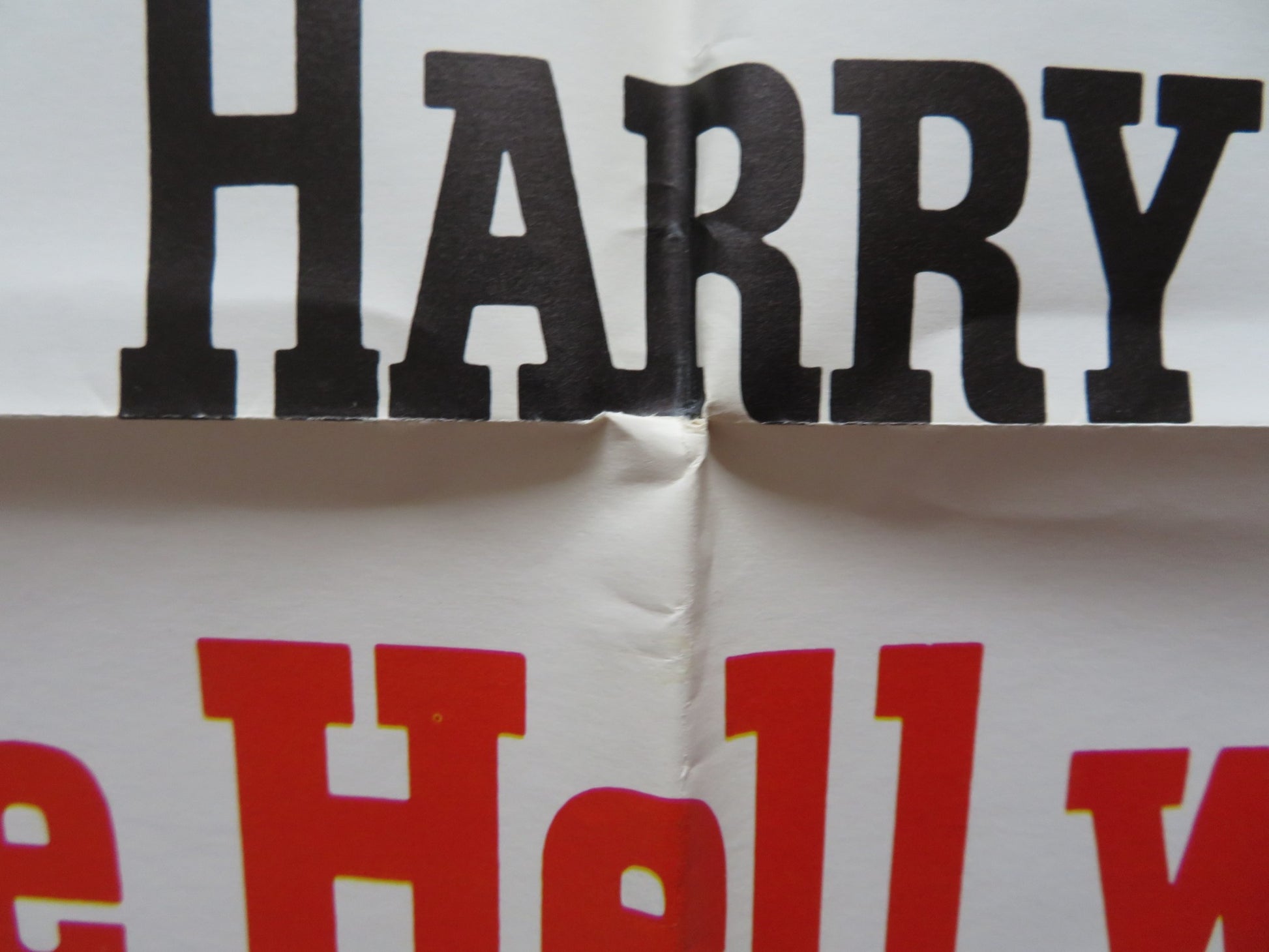 THE HELL WITH HEROES FOLDED US ONE SHEET POSTER ROD TAYLOR CLAUDIA CARDINALE '68 - Rendezvous Cinema