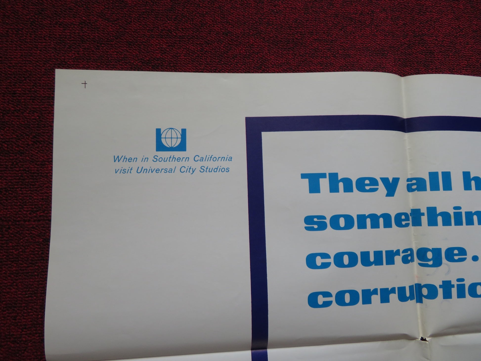 THE HELL WITH HEROES FOLDED US ONE SHEET POSTER ROD TAYLOR CLAUDIA CARDINALE '68 - Rendezvous Cinema