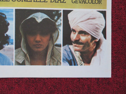 ORGASMO CALIENTE FOLDED SPANISH POSTER RAQUEL EVANS JOSE ANTONIO CEINOS 1981