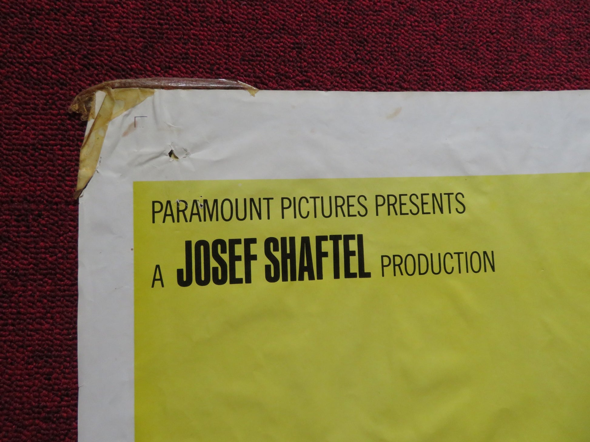 THE BLISS OF MRS.BLOSSOM FOLDED US ONE SHEET POSTER SHIRLEY MACLAINE 1968 - Rendezvous Cinema