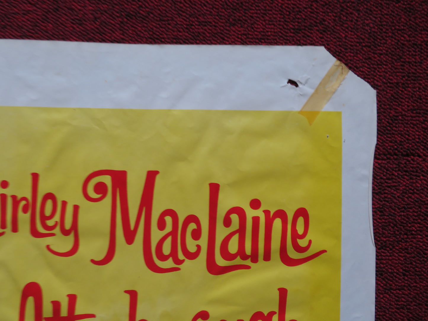 THE BLISS OF MRS.BLOSSOM FOLDED US ONE SHEET POSTER SHIRLEY MACLAINE 1968 - Rendezvous Cinema