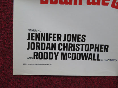 ANGEL, ANGEL DOWN WE GO FOLDED US ONE SHEET POSTER JENNIFER JONES 1969 - Rendezvous Cinema